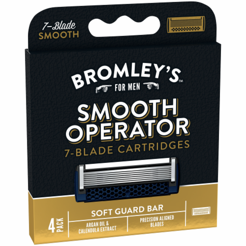 Bromley's™ for Men Smooth Operator 7-Blade Cartridges Perspective: back