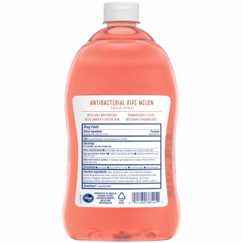 Kroger® Antibacterial Ripe Melon Hand Soap Perspective: back