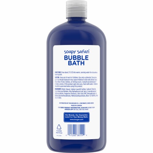 Kroger® Kids Soapy Safari Grape Scented Bubble Bath Perspective: back