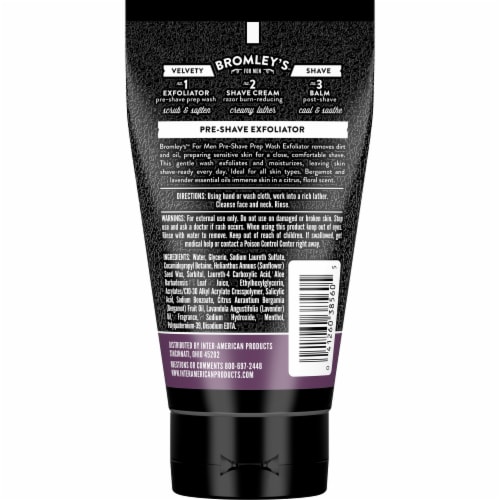 Bromley's™ For Men Bergamot Lavender Pre-Shave Prep Wash Perspective: back
