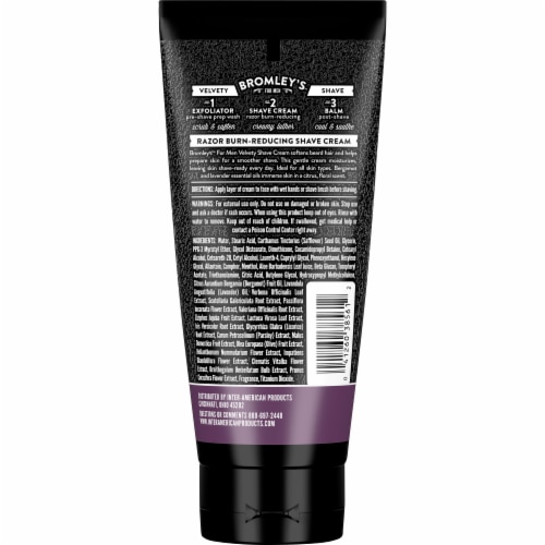 Bromley's™ For Men Bergamot Lavender Velvety Shave Cream Perspective: back