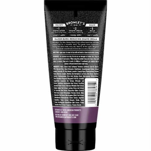 Bromley's™ For Men Bergamot Lavender Velvety Shave Cream Perspective: back