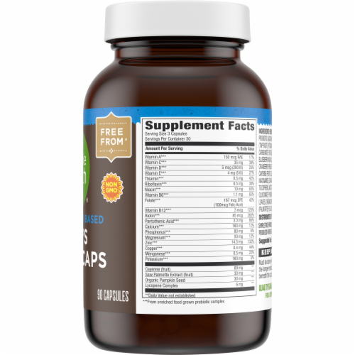 Simple Truth™ Men's Whole Food Based Multi Capsules Perspective: back