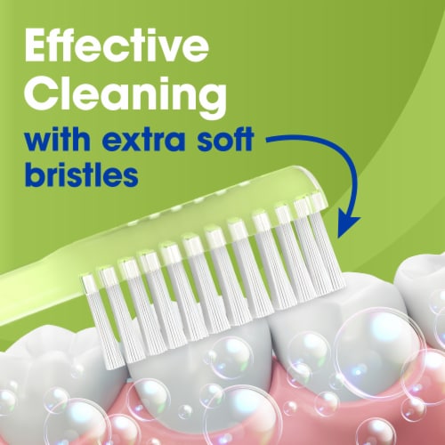 Kroger® SmartGrip® Sensitive Extra Soft Toothbrushes Perspective: back