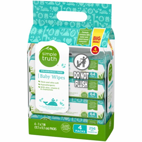 Simple Truth® Fragrance Free Baby Wipes BIG DEAL! Perspective: back