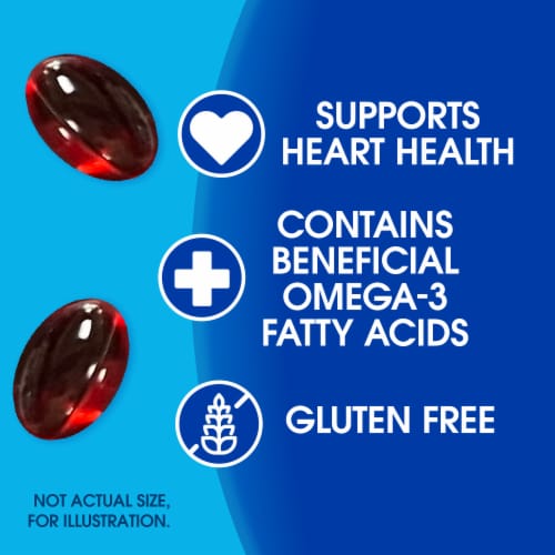 Kroger® MegaKrill Extra Strength Softgels 500mg BIG DEAL! Perspective: back
