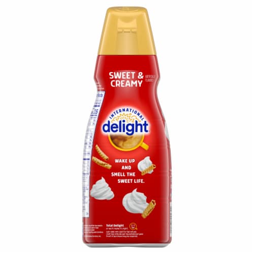 International Delight Sweet & Creamy Coffee Creamer Perspective: back