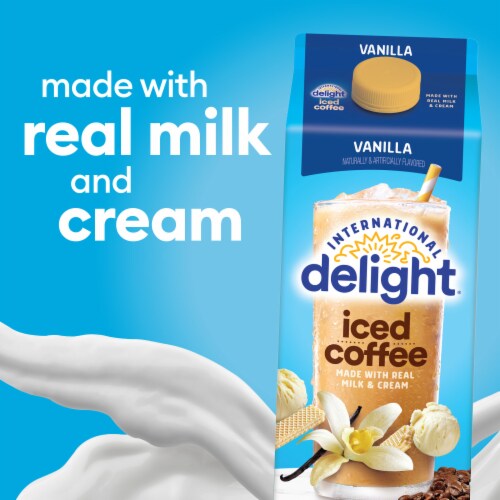 International Delight Vanilla Iced Coffee Perspective: back