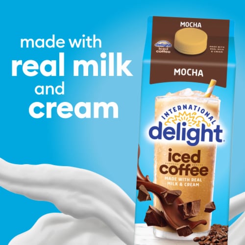 International Delight® Iced Mocha Coffee Carton Perspective: back