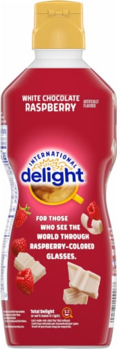 International Delight® White Chocolate Raspberry Coffee Creamer Perspective: back