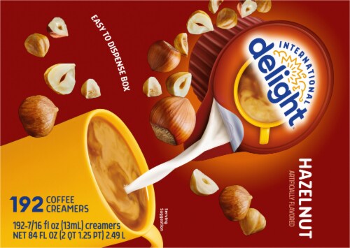 International Delight® Hazelnut Coffee Creamer Singles Perspective: back
