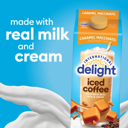 International Delight Caramel Macchiato Iced Coffee Perspective: back