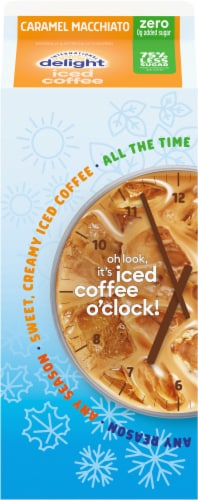 International Delight® Caramel Macchiato Zero Added Sugar Iced Coffee Perspective: back