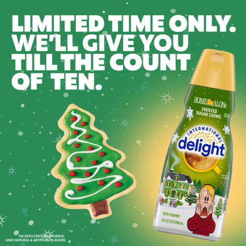 International Delight® The Grinch Frosted Sugar Cookie Coffee Creamer Perspective: back