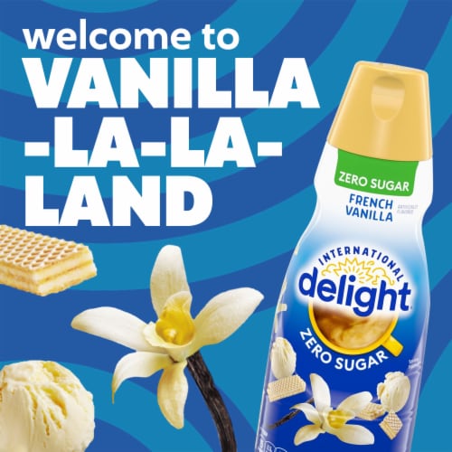 International Delight® Zero Sugar French Vanilla Coffee Creamer Perspective: back