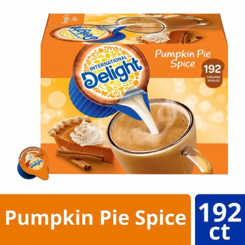 International Delight Single Servings Pumpkin Pie Spice Creamer Cups Perspective: back