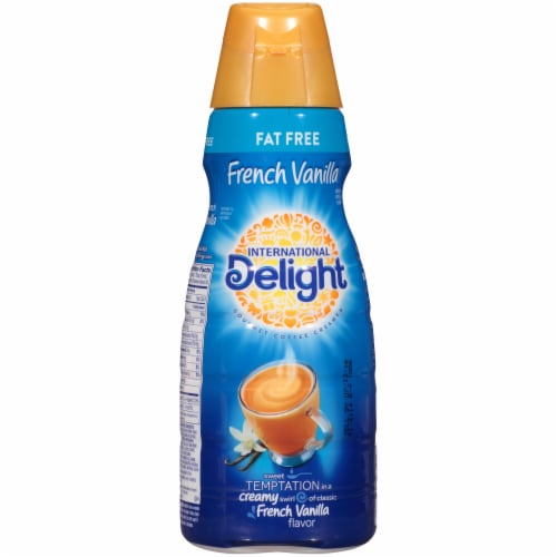 International Delight Fat Free French Vanilla Coffee Creamer Perspective: back