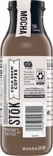 Stok® Mocha Cold Brew Coffee Perspective: back
