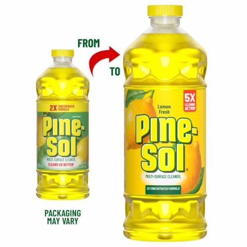 Pine-Sol Multi-Surface Floor Cleaner Lemon Fresh Perspective: back
