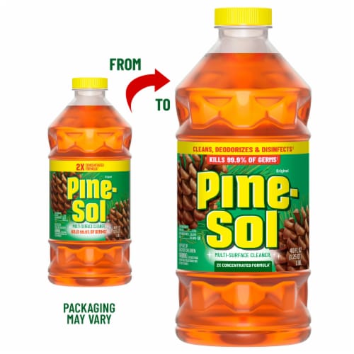 Pine-Sol Pine Multi-Surface Floor Cleaner Original Perspective: back