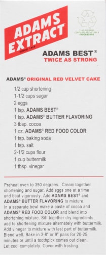 Adams Best® Vanilla Extract Perspective: back