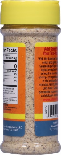 Adams® Beef Fajita Seasoning Perspective: back