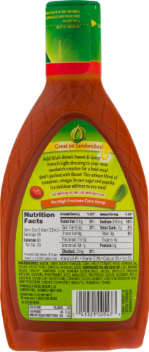 Wish-Bone Light Sweet & Spicy French Dressing Perspective: back