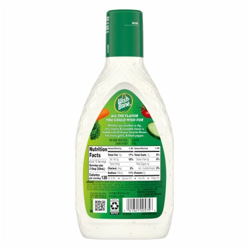Wish-Bone Ranch Salad Dressing Perspective: back