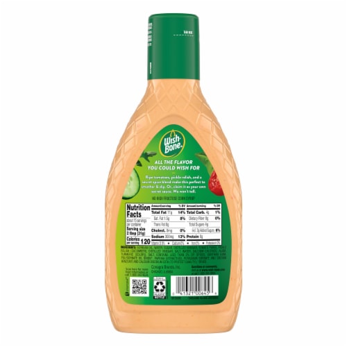 Wish-Bone Thousand Island Salad Dressing Perspective: back