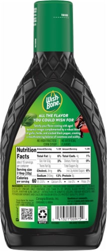 Wish-Bone® Balsamic Vinaigrette Salad Dressing Perspective: back