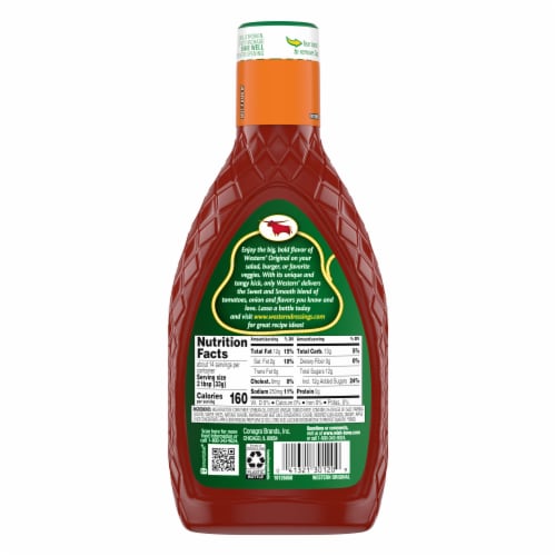 Western Original Sweet & Smooth French Dressing Perspective: back