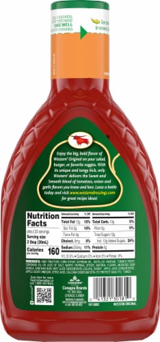 Western Original Sweet & Smooth French Dressing Perspective: back