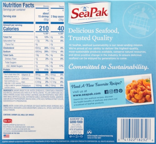 SeaPak™ Orange Shrimp Perspective: back