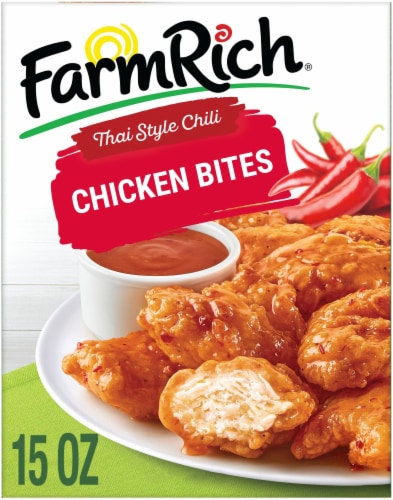 Farm Rich Sweet Thai Style Chili Sauced Chicken Bites Perspective: back