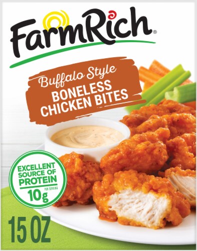 Farm Rich Buffalo Boneless Chicken Bites Perspective: back