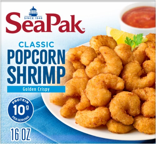 SeaPak Crispy Breaded Popcorn Shrimp Perspective: back