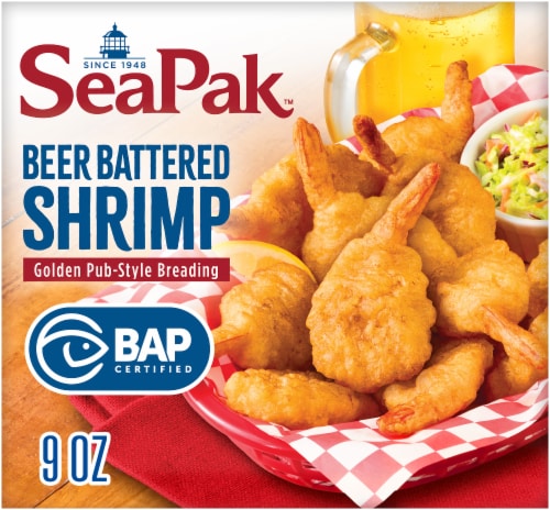 SeaPak Beer Battered Shrimp Perspective: back