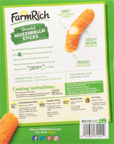 Feel Good Foods™ Mozzarella Sticks, 8 oz - Kroger