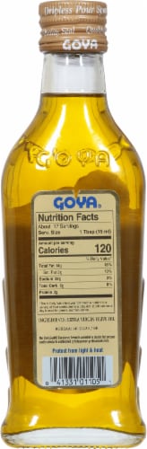 Goya® Extra Virgin Olive Oil Perspective: back