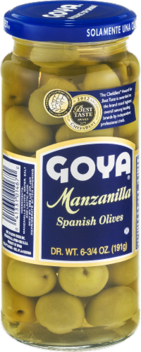 Goya Manzanilla Spanish Olives Perspective: back