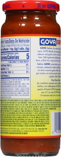 Goya® Sofrito Tomato Sauce Perspective: back