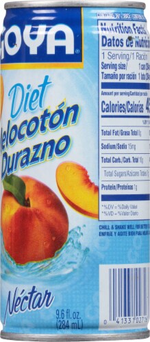 Goya Diet Peach Nectar Perspective: back