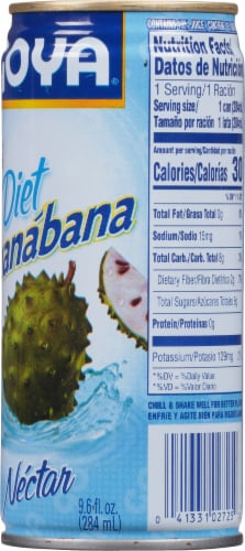 Goya Diet Soursop Nectar Perspective: back