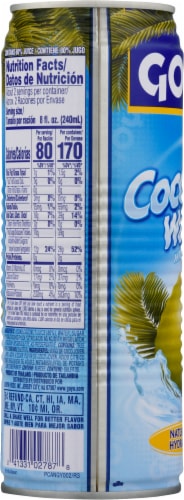 Goya® Coconut Water with Pulp Perspective: back