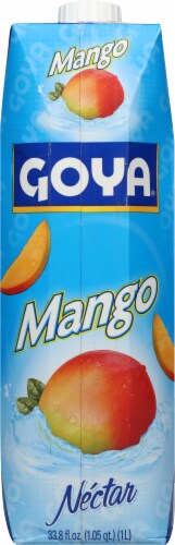 Goya Mango Nectar Juice Perspective: back