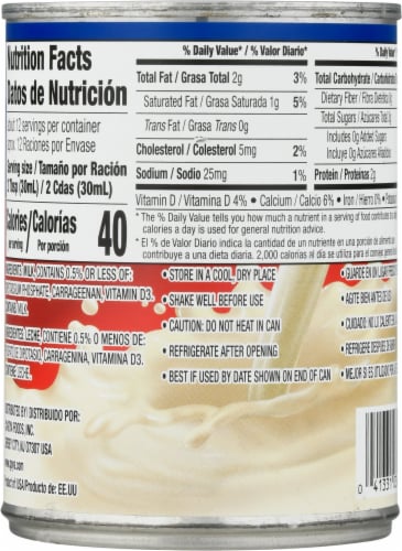 Goya Evaporated Milk Perspective: back