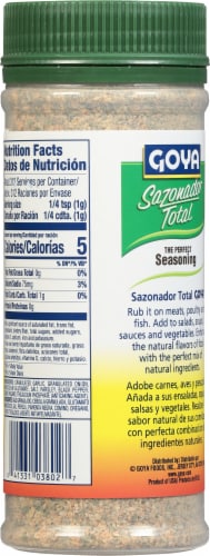 Goya® Sazonador Total Seasoning Perspective: back