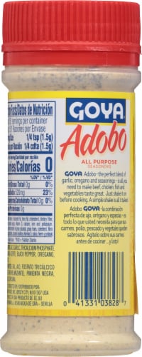 Goya® Adobo All Purpose Seasoning Perspective: back