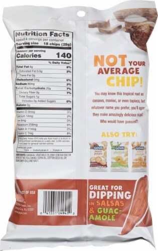 Goya Yuca Cassava Chips Perspective: back