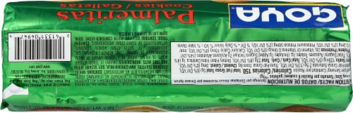 Goya® Palmeritas Cookies Perspective: back